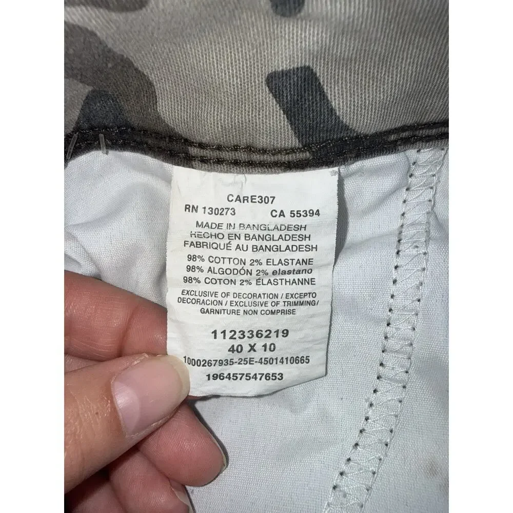 Wrangler Relaxed Fit Mens Camo 10